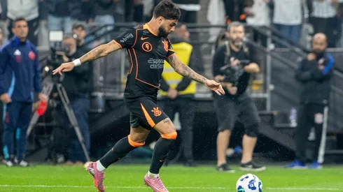 Yuri Alberto jogador do Corinthians durante partida contra o Flamengo - Foto: Joisel Amaral/AGIF