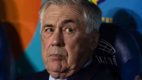 Carlo Ancelotti, técnico da Seleção Brasileira em partida pelas Eliminatórias da Copa do Mundo