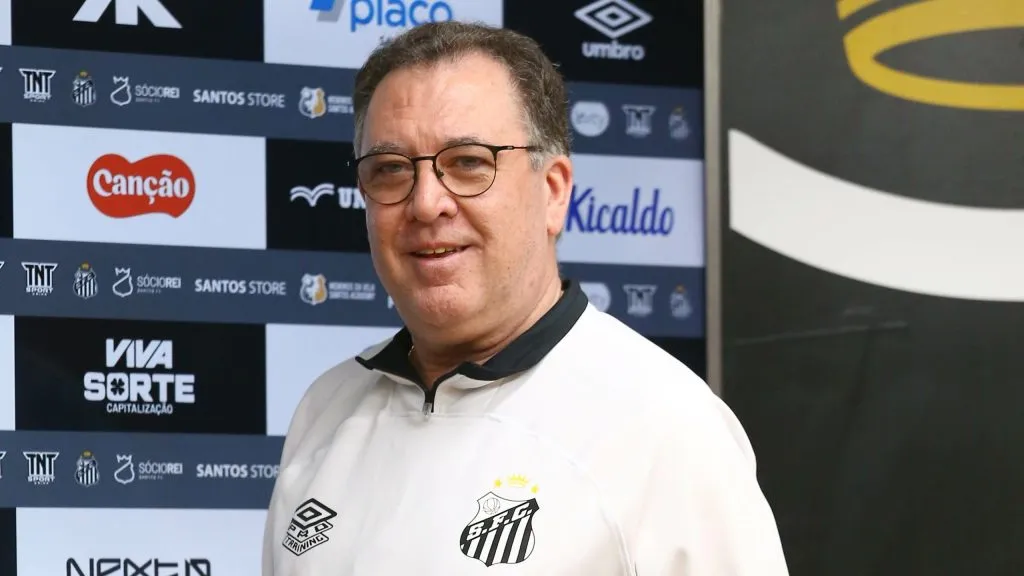 Marcelo Teixeira dá apoio a Leila na batalha da Libra – Foto: Mauricio De Souza/AGIF