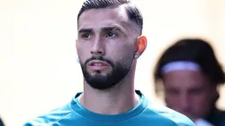 Taty Castellanos antes de partida entre Burnley e Lazio, na Inglaterra. Foto: Alex Livesey