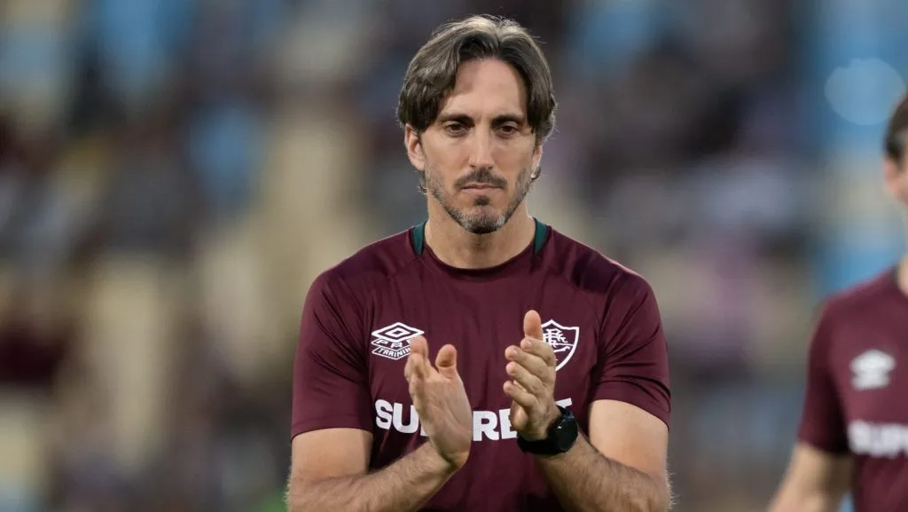 Luis Zubeldía, técnico do Fluminense. Foto: Jorge Rodrigues/AGIF