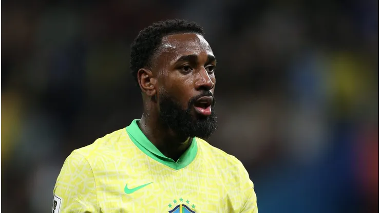 SP - SAO PAULO - 10/06/2025 - ELIMINATORIAS COPA DO MUNDO 2026, SELECAO BRASILEIRA X PARAGUAI - Gerson jogador da Selecao Brasileira durante a partida entre Brasil e Paraguai na Neo Quimica Arena em Sao Paulo (SP), pelas Eliminatorias da Copa do Mundo 2026.