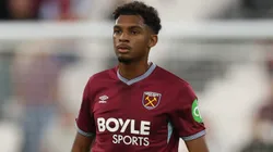 Revelado pelo Palmeiras, Luis Guilherme vive má fase no West Ham e saída pode ocorrer em breve - Foto: Richard Pelham/Getty Images