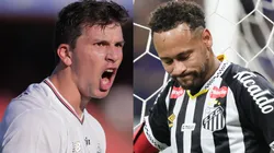 Tapia supera Neymar em média no Brasileirão. FotoxFoto: Tapia (Ettore Chiereguini/AGIF); Neymar (Gilson Lobo/AGIF)