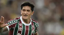Germán Cano jogador do Fluminense comemora seu gol durante partida contra o Vitoria - Foto: Thiago Ribeiro/AGIF