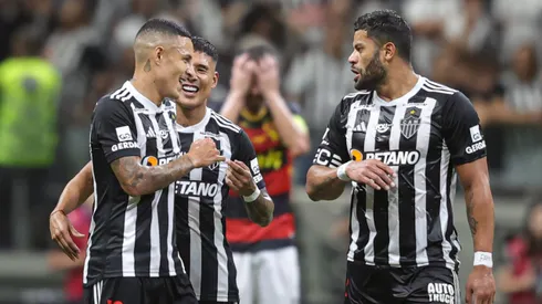 Arana e Zaracho marcaram os gols da vitória do Galo sobre o Sport na Arena MRV, no ano passado. Foto: Fernando Moreno/AGIF