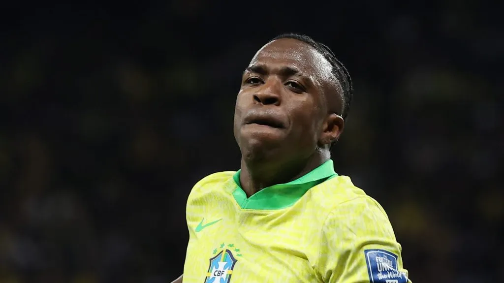 Foto: Wagner Meier/Getty Images – Vini Jr. está de volta à Seleção Brasileira e pode atuar como falso 9.