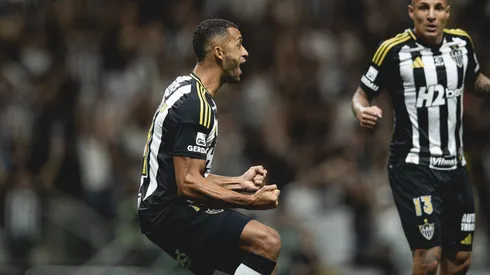 Vitor Hugo, zagueiro do Atlético Mineiro em partida pelo campeonato brasileiro