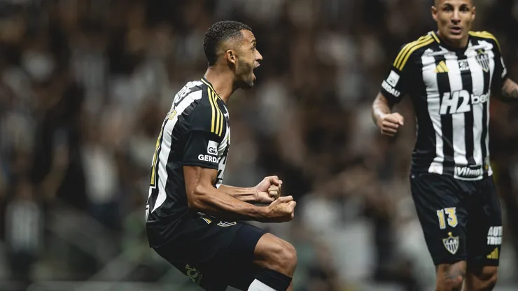 Vitor Hugo, zagueiro do Atlético Mineiro em partida pelo campeonato brasileiro
