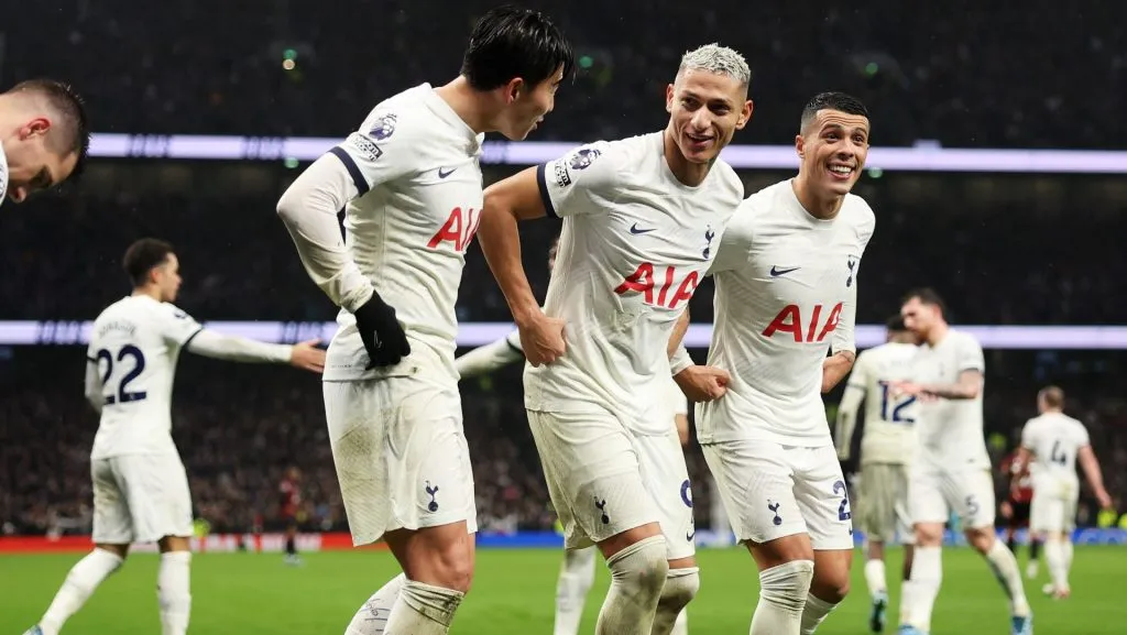 Jogadores do Tottenham