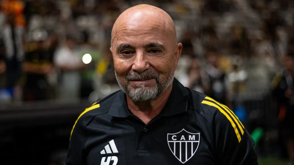 Sampaoli técnico do Atlético-MG durante partida contra o Sport – Foto: Alessandra Torres/AGIF
