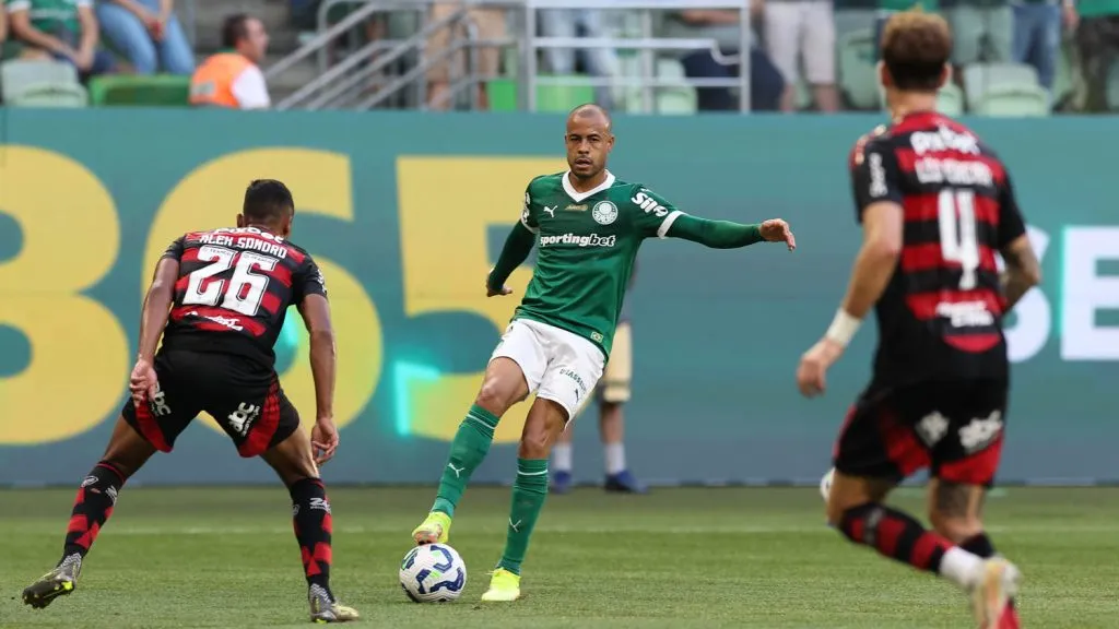 Flamengo e Palmeiras duelarão no próximo dia 19 no Maracanã; rubro-negros venceram no Allianz por 2 a 0 no 1º turno – Foto: César Greco/SEP