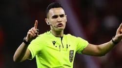 Matheus Delgado Candancan, atuando como árbitro em partida pelo campeonato brasileiro