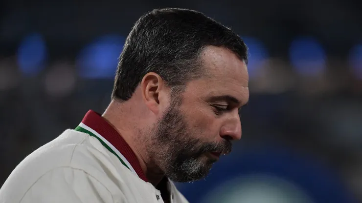 RJ - RIO DE JANEIRO - 23/07/2025 - BRASILEIRO A 2025, FLUMINENSE X PALMEIRAS - Mario Bittencourt presidente do Fluminense durante partida contra o Palmeiras no estadio Maracana pelo campeonato Brasileiro A 2025.