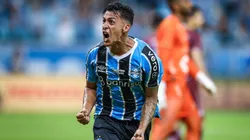 Pavón comemora gol (Lucas Uebel/Grêmio FBPA)