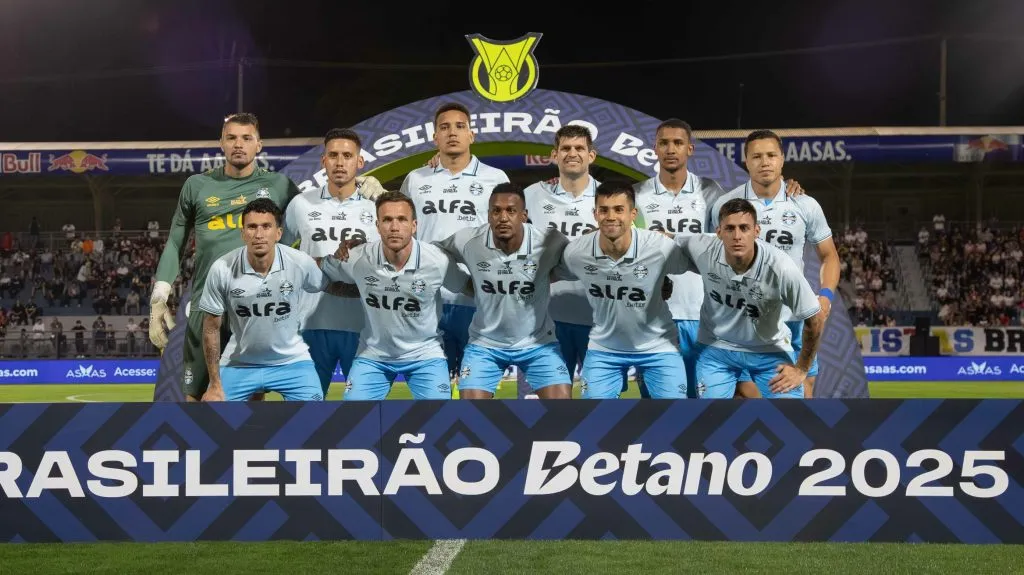 Time do Grêmio. Foto: Joisel Amaral/AGIF