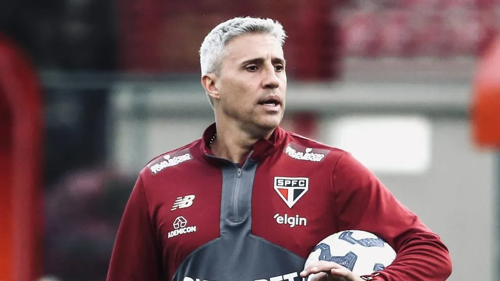 Crespo em treino no CT da Barra Funda – Foto: Erico Leonan/São Paulo