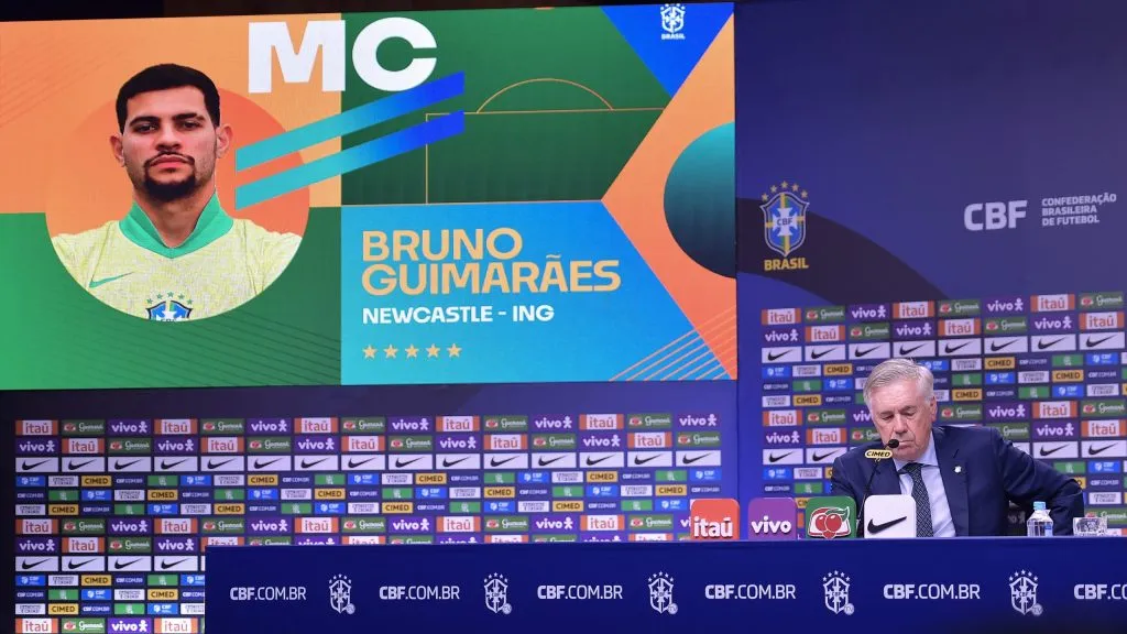 Carlo Ancelotti técnico da Seleção Brasileira durante convocação. Foto: Thiago Ribeiro/AGIF