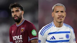 Paquetá e Matheus Pereira atuando por seus clubes