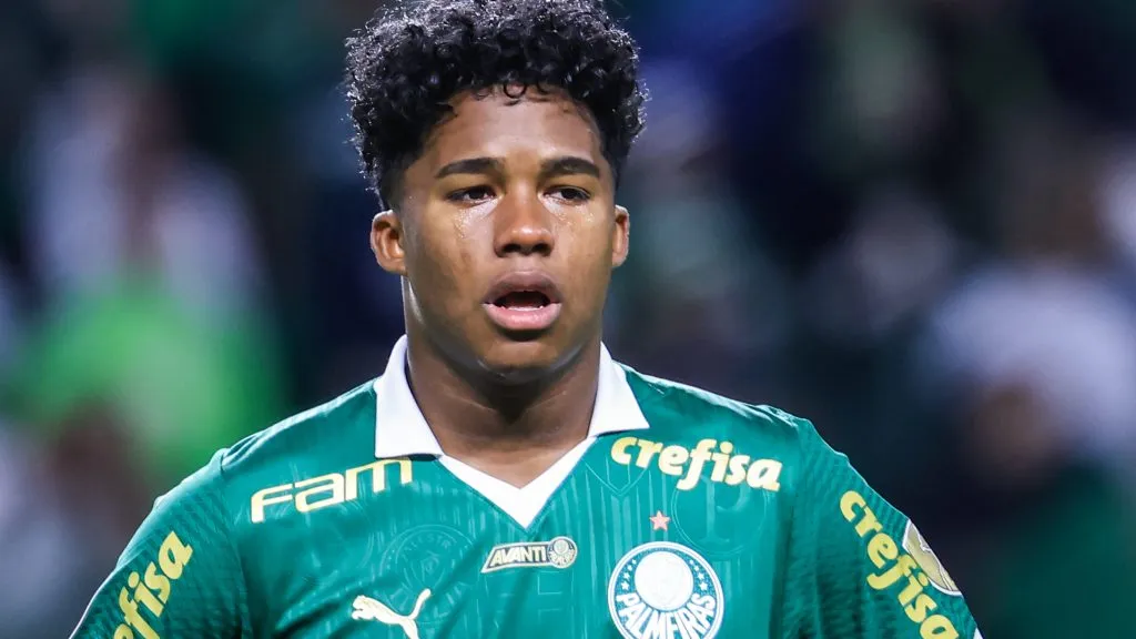 Endrick jogador do Palmeiras
