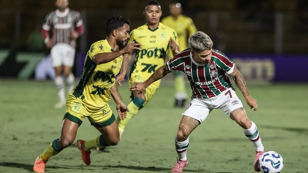 Fluminense enfrentou o Mirassol no Maião pela 13ª rodada do Campeonato Brasileiro 2025.

FOTO: LUCAS MERÇON / FLUMINENSE F.C.