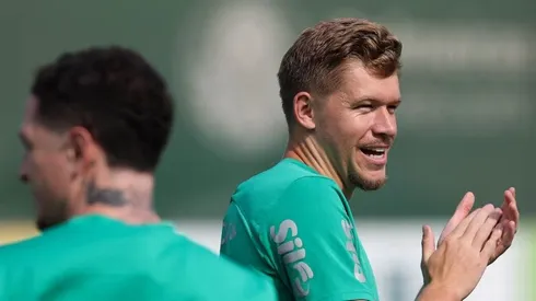 Bruno Fuchs tem desejo de ficar no Palmeiras também em 2026 - Foto: César Greco