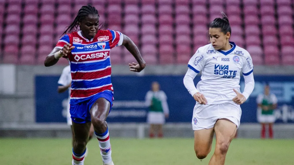 Jogo entre Bahia e Fortaleza na Copa Maria Bonita