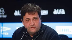 RS - PORTO ALEGRE - 29/08/2025 - GREMIO, COLETIVA DE APRESENTACAO DE ARTHUR - Alberto Guerra Presidente do Gremio durante em coletiva de imprensa realizada no Arena do Gremio.