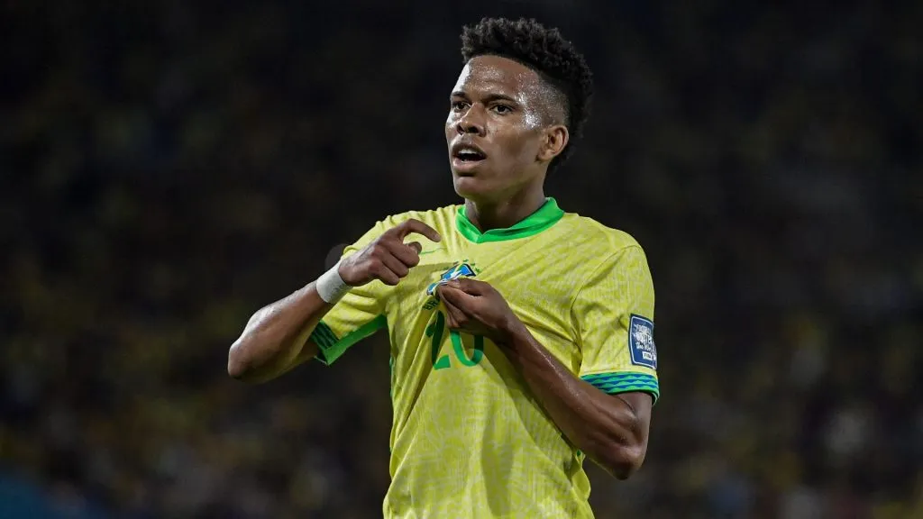 Estêvão abre e amplia, empolga ataque e lidera Brasil na goleada sobre a Coreia do Sul - Foto Thiago RibeiroAGIF