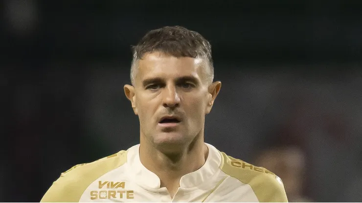 SP - SAO PAULO - 01/10/2025 - BRASILEIRO A 2025, PALMEIRAS X VASCO - Vegetti jogador do Vasco durante partida contra o Palmeiras no estadio Arena Allianz Parque pelo campeonato Brasileiro A 2025.
