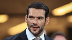 Samir Xaud antes de partida na Arena Corinthians.