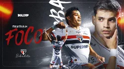 Damián Bobadilla é pilar no meio-campo do São Paulo. Foto: Marcello Zambrana/AGIF