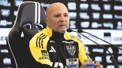 Sampaoli ainda busca engrenar na volta ao Galo. Foto: Pedro Souza/Atlético