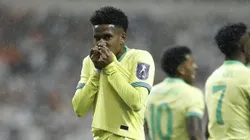 Estêvão balançou as redes duas vezes em goleada da Seleção Brasileira sobre a Coreia do Sul nesta sexta-feira. (Photo by Chung Sung-Jun/Getty Images)