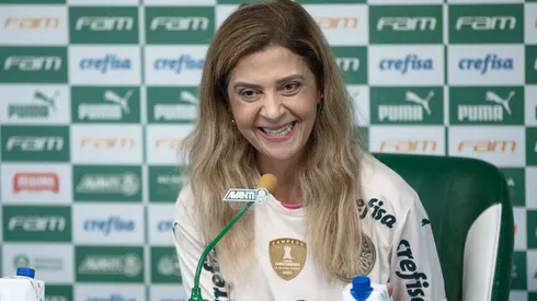 Leila Pereira, presidente do Palmeiras. Foto: Ettore Chiereguini/AGIF