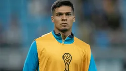 RS - PORTO ALEGRE - 08/04/2025 - COPA SUL-AMERICANA 2025, GREMIO X ATLETICO GRAU - Matias Arezo jogador do Gremio durante partida contra o Atletico Grau no estadio Arena do Gremio pelo campeonato Copa Sul-americana 2025. Foto: Liamara Polli/AGIF