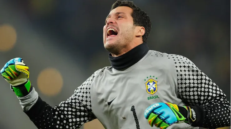 Julio César foi titular da Seleção Brasileira nas Copas do Mundo de 2010 e 2014 (Photo by Stuart Franklin/Getty Images)