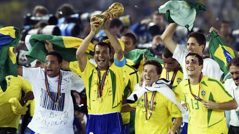 Brasil conquistou sua última Copa do Mundo no Japão, em 2002 (Photo by Alex Livesey)