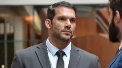 O presidente da CBF Samir Xaud durante a 1ª Reunião do Grupo de Trabalho do Sistema de Sustentabilidade Financeira do Futebol Brasileiro. Foto: Staff Images/CBF