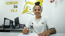 Atacante Analuyza segue no Santos - Foto: Reinaldo Campos/Santos FC