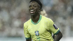 Vinicius Júnior comemorando gol durante partida entre Coréia do Sul e Brasil, em Seul. Foto: Rafael Ribeiro/CBF