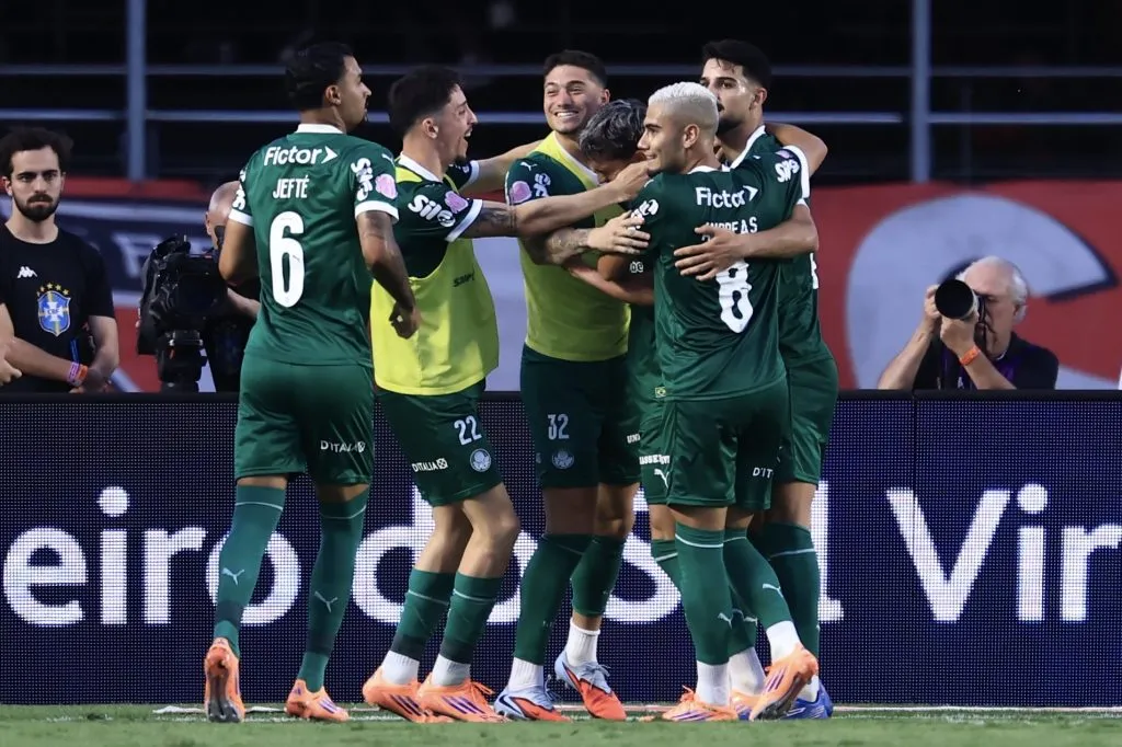 Palmeiras vem de vitória de virada sobre o São Paulo. Foto: Marcello Zambrana/AGIF