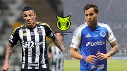 Arana do Atlético-MG e Kaio Jorge do Cruzeiro - Fotos: Alessandra Torres/AGIF e Gilson Lobo/AGIF