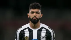 Gabigol, em partida pelo Santos, em 2018