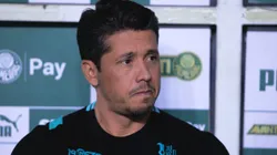 Thiago Carpini, técnico do Juventude, durante partida contra o Palmeiras no estadio Arena Allianz Parque pelo campeonato Brasileiro A 2025. Foto: Ettore Chiereguini/AGIF