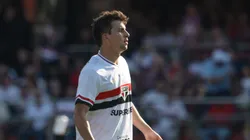 SP - SAO PAULO - 05/10/2025 - BRASILEIRO A 2025, SAO PAULO X PALMEIRAS - Tapia jogador do Sao Paulo durante partida contra o Palmeiras no estadio Morumbi pelo campeonato Brasileiro A 2025. Foto: Marcello Zambrana/AGIF
