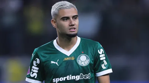 Andreas Pereira durante partida entre Palmeiras e Juventude, no Allianz Parque, pelo Brasileirão.
