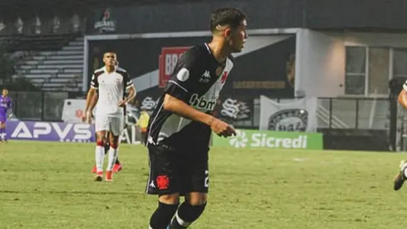 Paulinho jogando pela base do Vasco. Foto: Matheus Lima/Vasco