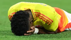 Johan Carbonero, atacante do Internacional atuando pela seleção colombiana (Foto: Omar Vega/Getty Images)