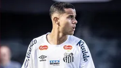 Hyan, volante do Santos em partida pelo campeonato brasileiro (Foto: Divulgação/Santos)
